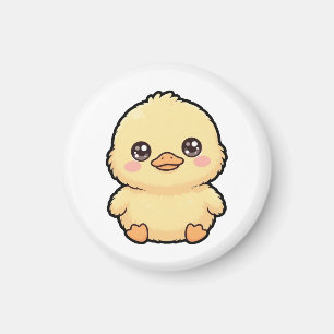 Cute Baby Duck Chick Magnet