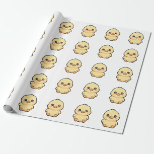 Cute Baby Duck Chick Wrapping Paper