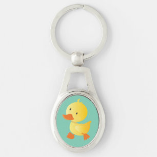 Cute Baby Duck Key Ring