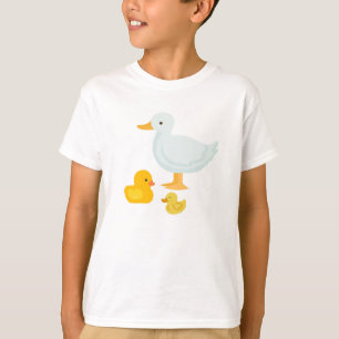 Cute Baby Duck Mascot Design T-Shirt