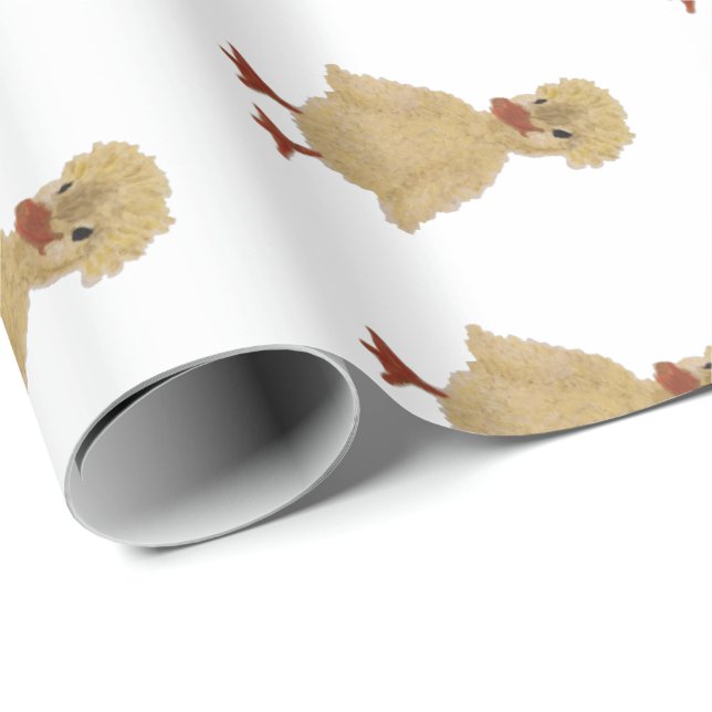Cute Baby Duck Wrapping Paper (Roll Corner)