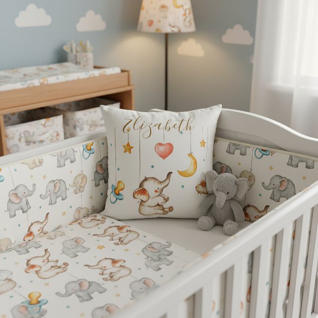 Cute baby Elephant  Cushion (Creator Uploaded)