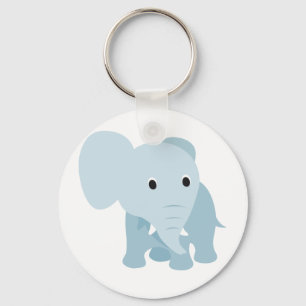 Cute Baby Elephant Key Ring