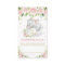 Cute Baby Elephant Pink Blush Floral Diaper Raffle