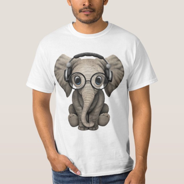cute baby elephant T-Shirt (Front)