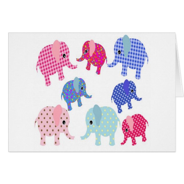 Cute Baby Elephants (Front Horizontal)