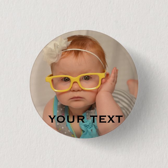 Cute Baby Family Photo  3 Cm Round Badge (Front)
