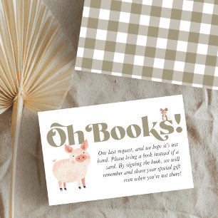 Cute Baby Farm Animals Books for Baby Enclosure Business Card