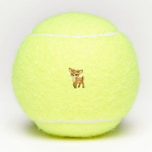 Cute Baby Fawn Cartoon Woodland Deer Nursery Illus Tennis Balls