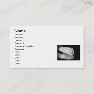 Cute Baby Feet Business Card