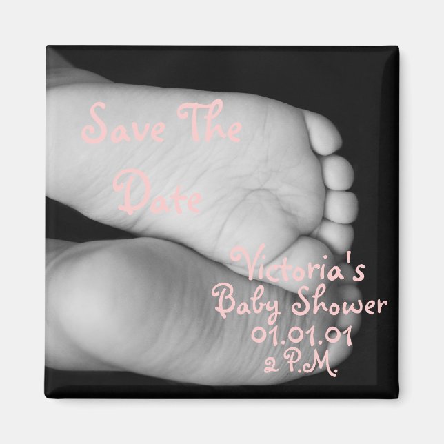 Cute Baby Feet Magnet (Front)
