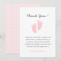 Cute Baby footprint Baby girl shower