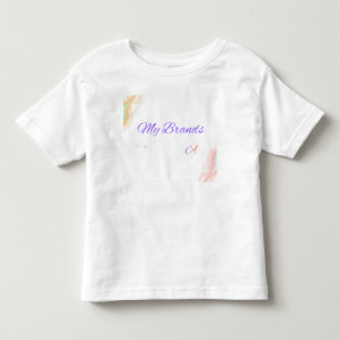 Cute Baby Footprints & Text Toddler T-Shirt