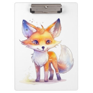 Cute Baby Fox Clipboard