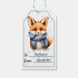 Cute Baby Fox Gift Tags