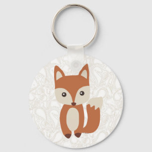 Cute Baby Fox Key Ring