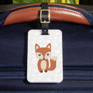 Cute Baby Fox Luggage Tag