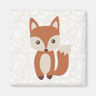 Cute Baby Fox Magnet