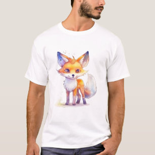 Cute Baby Fox Men's T-Shirt