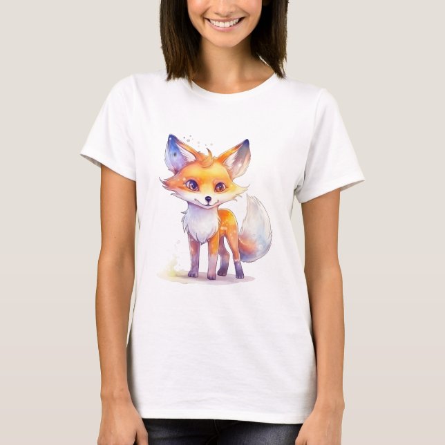 Cute Baby Fox Women's T-Shirt (Front)