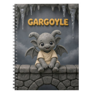 Cute Baby Gargoyle, Mythical Notebook