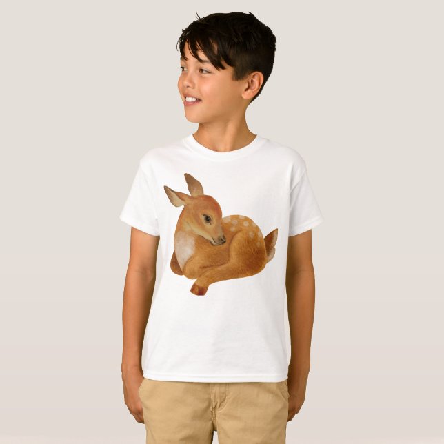 Cute Baby Gazelle For Kids T-Shirt  (Front Full)