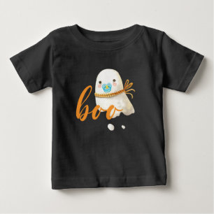 Cute Baby Ghost Pacifier Scarf Boo T-Shirt