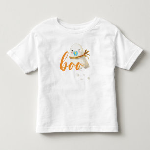 Cute Baby Ghost Pacifier Scarf Boo Toddler T-Shirt