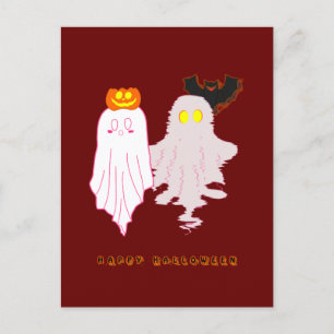 Cute Baby Ghosts Halloween Holiday Postcard