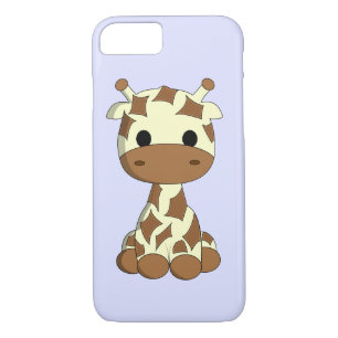 Cute baby giraffe cartoon kids iPhone 8/7 case