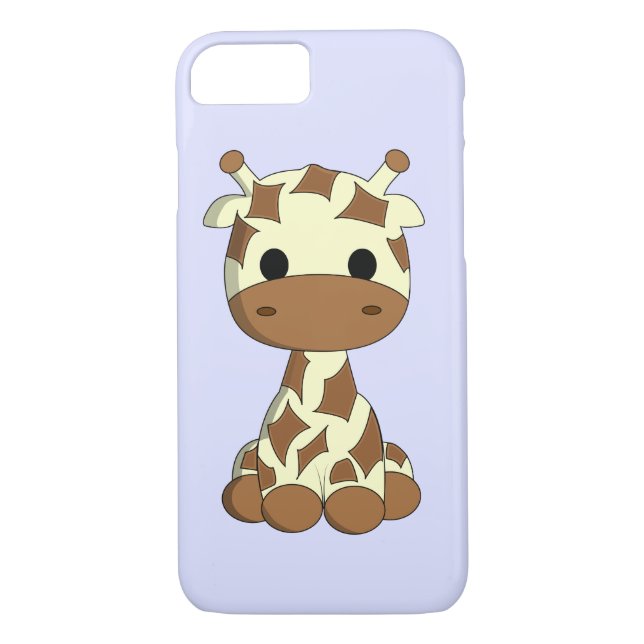 Cute baby giraffe cartoon kids Case-Mate iPhone case (Back)