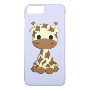 Cute baby giraffe cartoon kids Case-Mate iPhone case