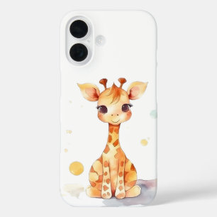 Cute Baby Giraffe iPhone 16 Case