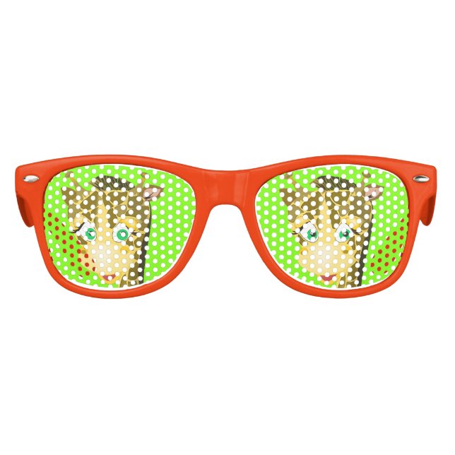 Cute Baby Giraffe Kids Sunglasses (Front)