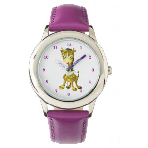 Cute Baby Giraffe - Purple Watch