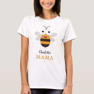 Cute Baby Girl 1st Birthday Mama Honeybee  T-Shirt