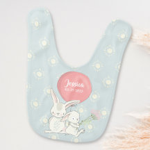 Cute baby girl bunny with name
