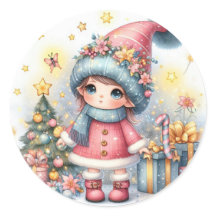 Cute Baby Girl Christmas Party