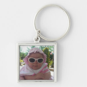 Cute Baby Girl Key Ring