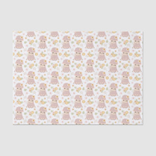 cute baby girl lamb  tissue paper