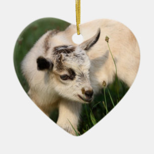Cute Baby Goat Ceramic Tree Decoration