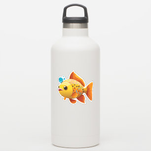 Cute Baby Goldfish Cartoon Charactor
