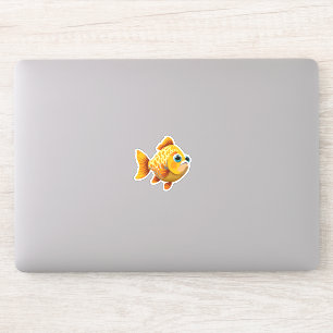 Cute Baby Goldfish Cartoon Charactor