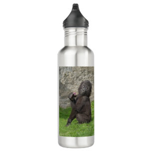 Cute Baby Gorilla Coffee 710 Ml Water Bottle