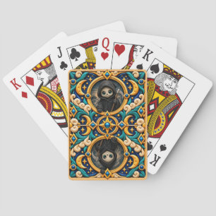 Cute Baby Grim Reaper, Mythical Playing Cards