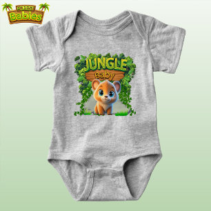 Cute Baby Grizzly Bear Zoo Animal Graphic 🐻 Bodysuit