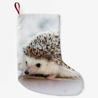 Cute Baby Hedgehog Animal Small Christmas Stocking