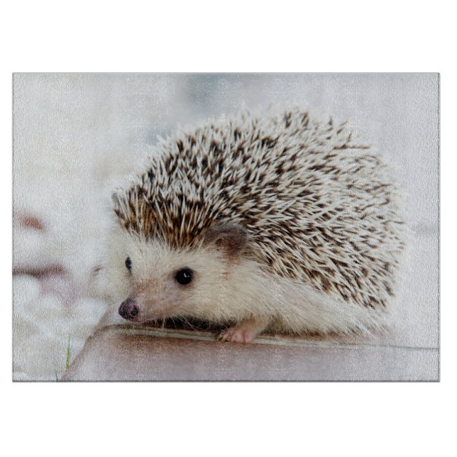 Cute Baby Hedgehog Cutting Board (Front)