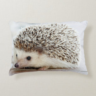 Cute Baby Hedgehog Decor Pillow