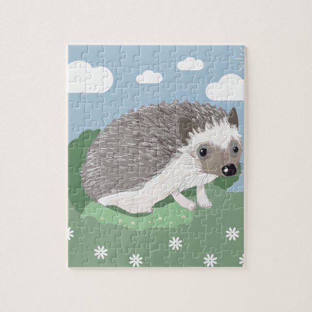 Cute Baby Hedgehog Jigsaw Jigsaw Puzzle (Vertical)